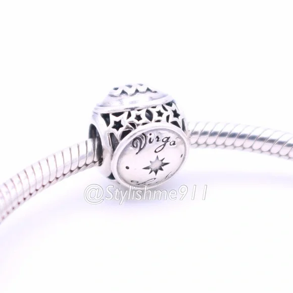 Authentic PANDORA Retired Virgo Star Sign Charm - 791941 - Picture 6 of 13